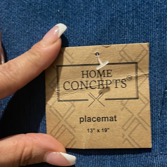 4~Oceanside Navy & White Tapestry Fabric 60%Cotton & 40%Polyester 13”x19” - Picture 5 of 6